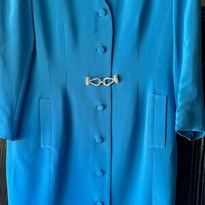 Vintage Rickie Freeman by TJ nites Blue cocktail Dress